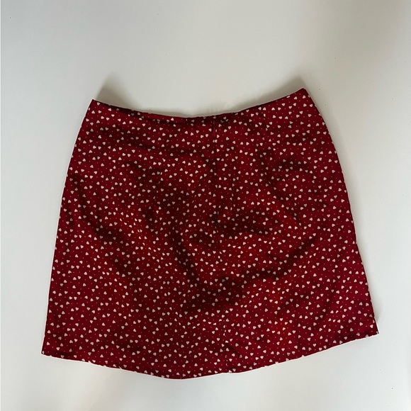 Heart Pattern Skirt Size Small - Picture 2 of 3